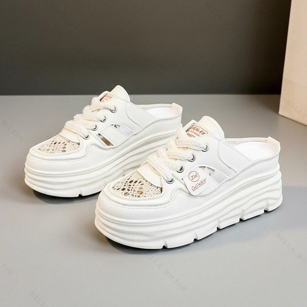 ZAPATILLAS RIVERA® PLATAFORMA ABIERTA 7CM – CONFORT TOTAL Y ESTILO MODERNO 👟✨