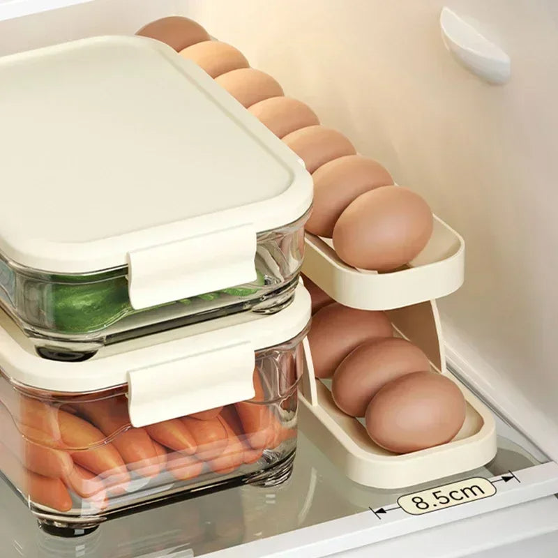 Organizador con Dispensador Automático de Huevos