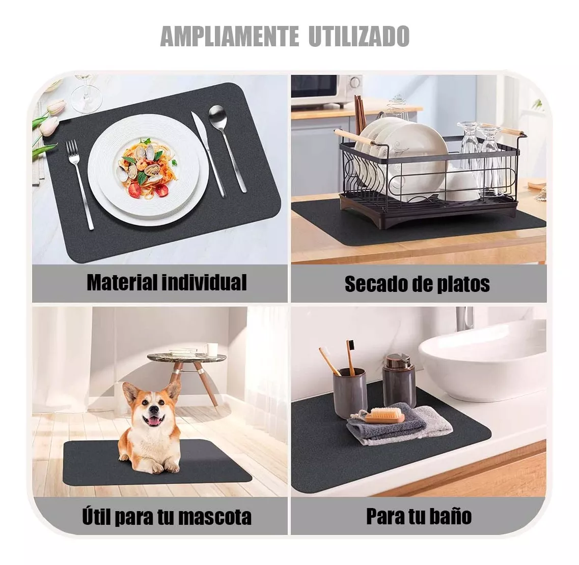 Promoción 2x1: Tapete Súper Absorbente y Antideslizante