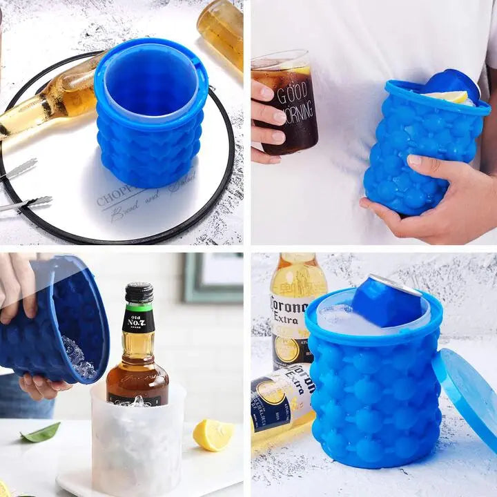 IceMaker, Cubetera y Hielera: Todo en Uno para Hielos Perfectos