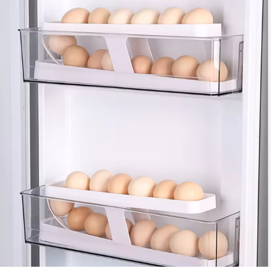 Organizador con Dispensador Automático de Huevos