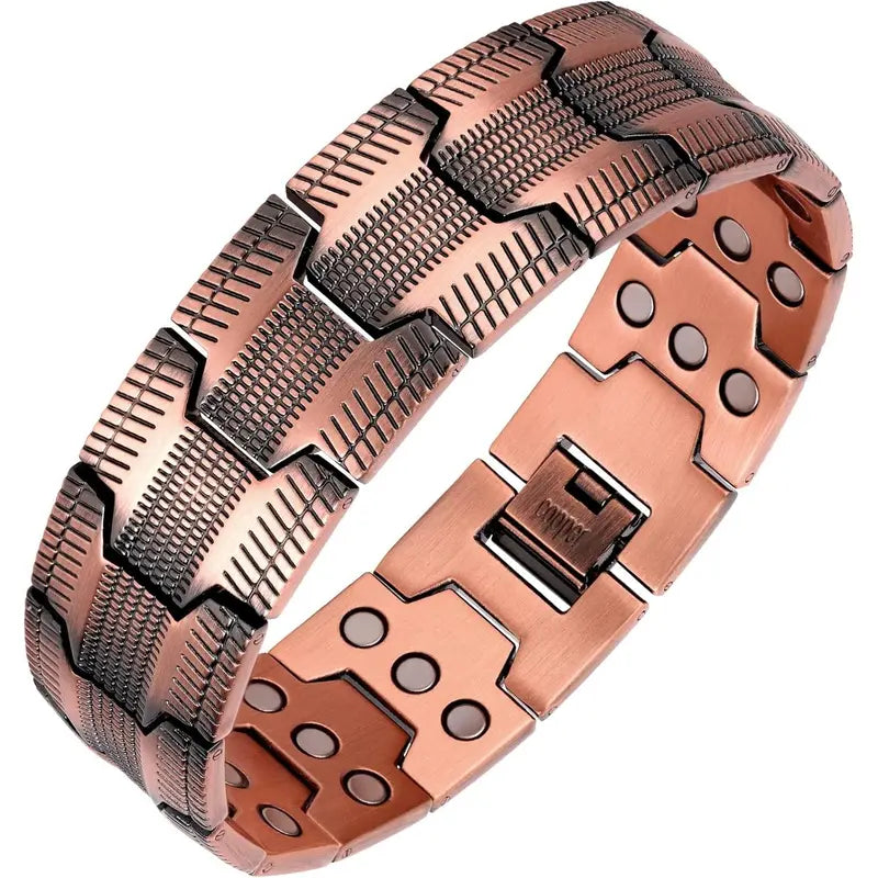 PULSERA MAGNÉTICA DE COBRE – ENERGÍA, ESTILO Y BIENESTAR
