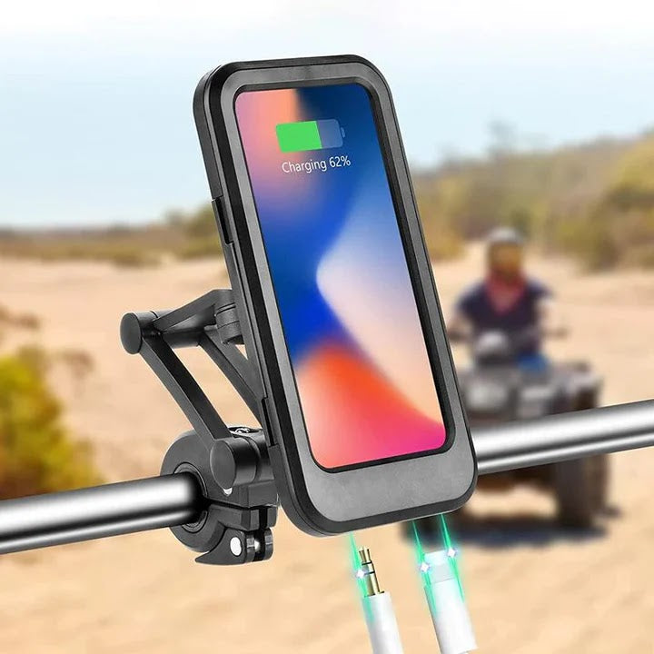 Soporte impermeable para celular para motos y bicicletas