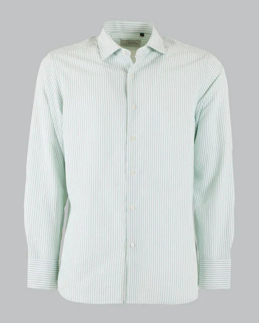 CAMISA CLÁSICA DE ALGODÓN A RAYAS – ESTILO Y COMODIDAD INIGUALABLE