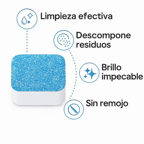 Pack de 12 pastillas para limpieza profunda de la lavadora