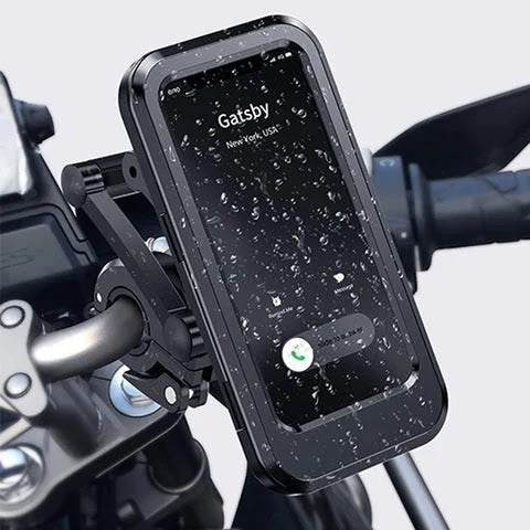 Soporte impermeable para celular para motos y bicicletas