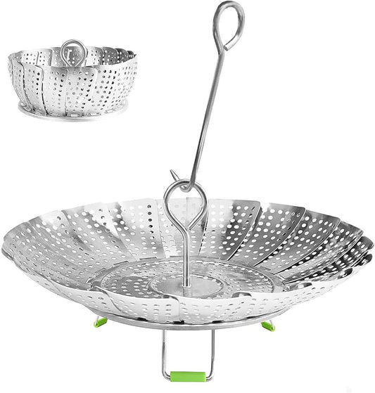 CESTA DE VAPOR DE ACERO INOXIDABLE – SALUD Y SABOR EN TU COCINA