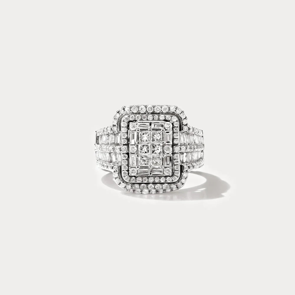 ANILLO HALO ETERNO DE BRILLO LUXURY