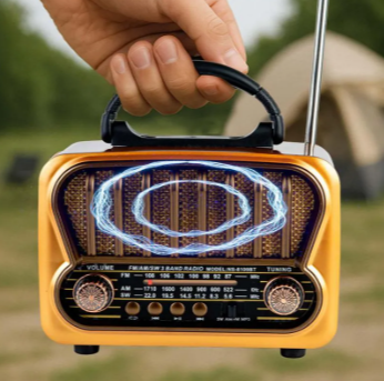 RADIO VINTAGE - SONIDO RETRO PORTÁTIL CON TECNOLOGÍA MODERNA