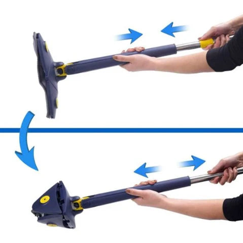 TriMop® Trapeador Triangular con Escurrido Automático 360°