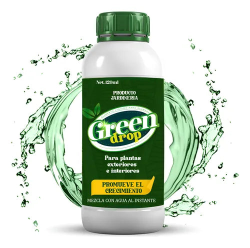 GREEN DROP – FERTILIZANTE POTENCIADOR PARA PLANTAS Y JARDÍN