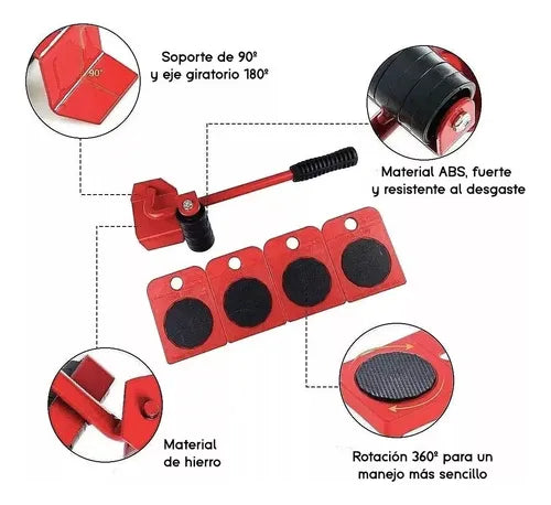 Conjunto de Elevadores para Muebles (5 Piezas) | LiftPro®
