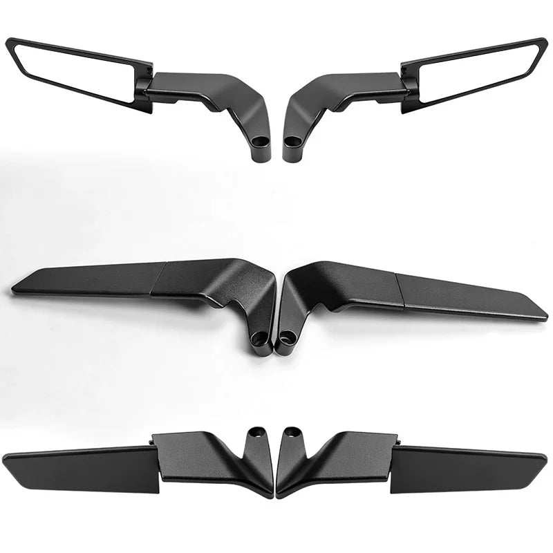 ESPEJOS RETROVISORES PLEGABLES 180° TIPO WING PREMIUM