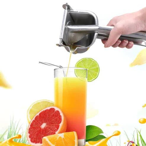 Exprimidor Metálico para Jugo de Frutas – Saludable, Duradero y de Alto Rendimiento