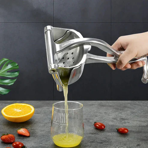 Exprimidor Metálico para Jugo de Frutas – Saludable, Duradero y de Alto Rendimiento