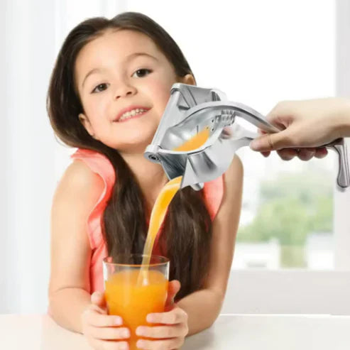 Exprimidor Metálico para Jugo de Frutas – Saludable, Duradero y de Alto Rendimiento