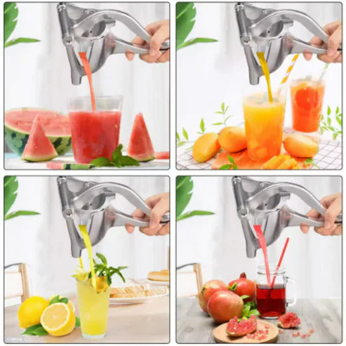 Exprimidor Metálico para Jugo de Frutas – Saludable, Duradero y de Alto Rendimiento