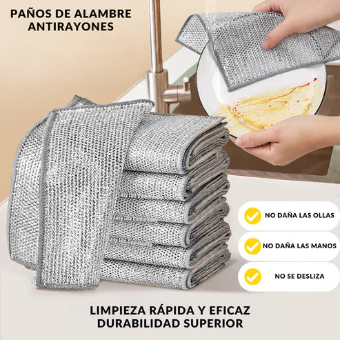 COMBO BRILLAX PRO® PAÑOS DE LIMPIEZA SET x 10