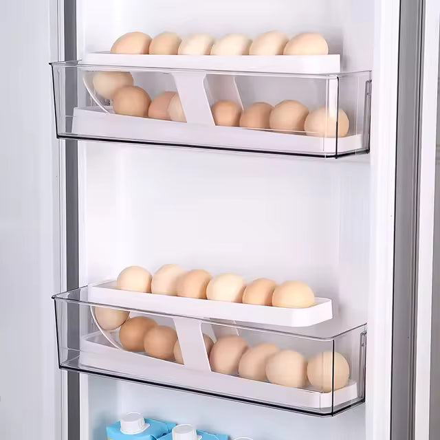 Promo 2x1: Organizador y Dispensador Automático de Huevos