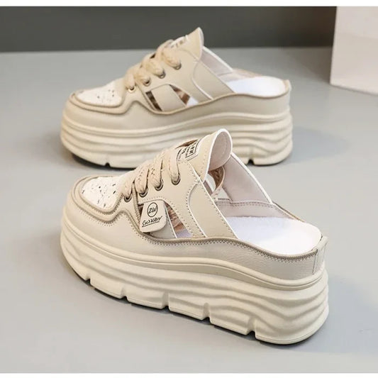 ZAPATILLAS RIVERA® PLATAFORMA ABIERTA 7CM – CONFORT TOTAL Y ESTILO MODERNO 👟✨