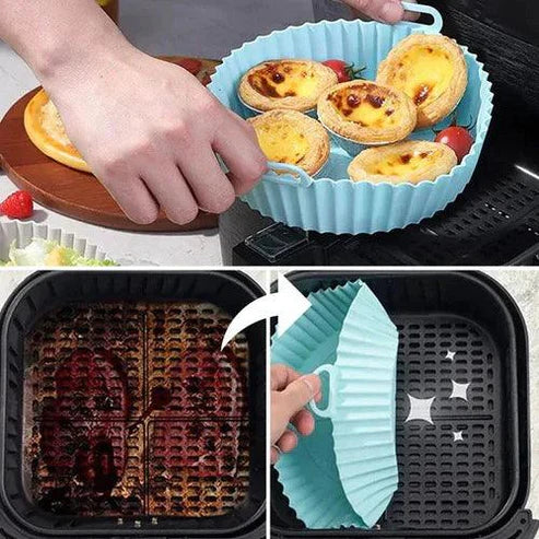 Promoción 6x1: Set de 6 Moldes de Silicona Antiadherentes para Freidora de Aire