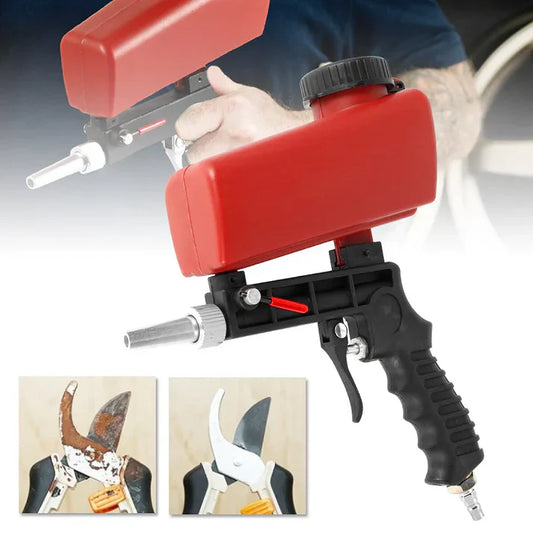 PISTOLA PROFESIONAL PARA SANDBLASTING – ELIMINA ÓXIDO Y PINTURA EN SEGUNDOS