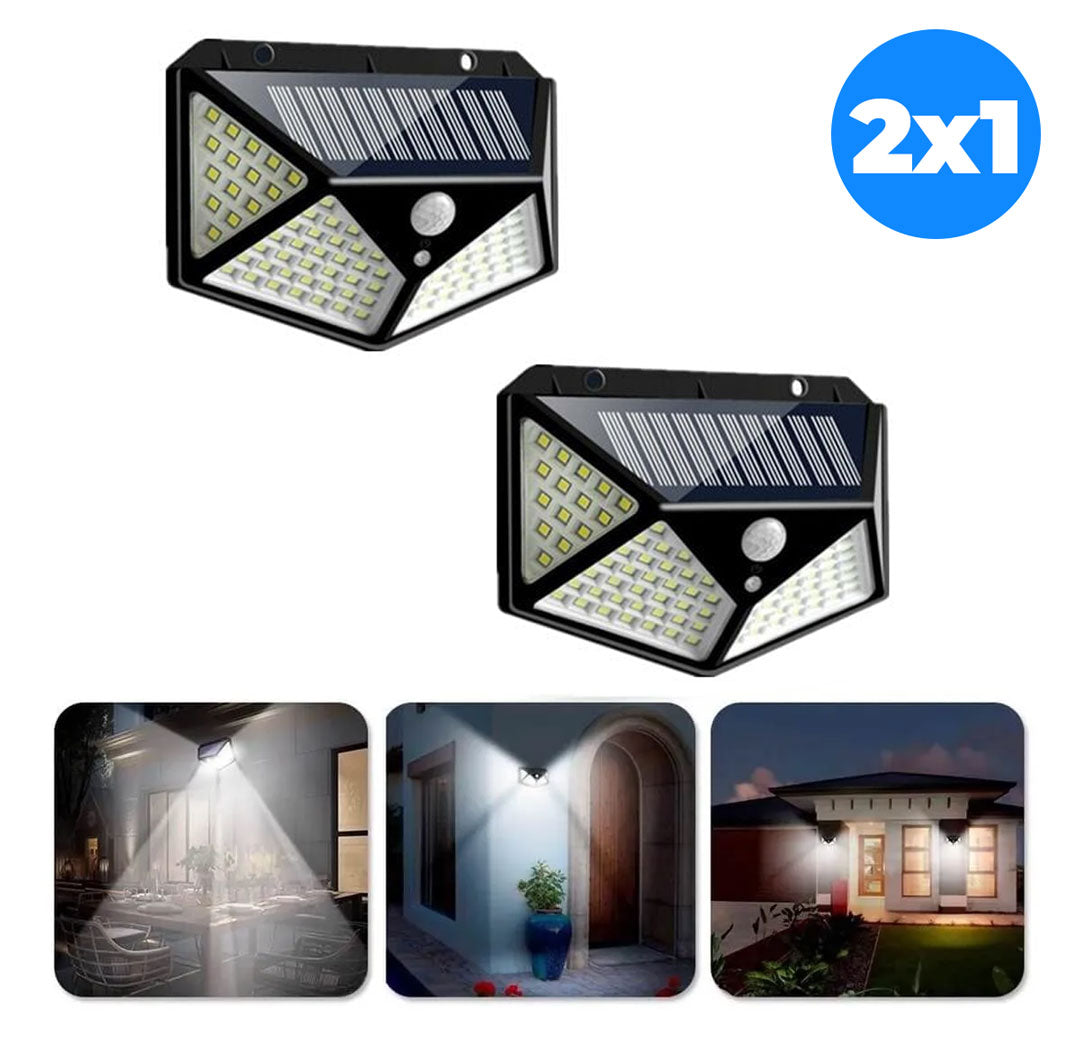 PROMO 2x1: Aplique Solar con Sensor de Movimiento