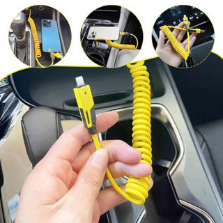 MAGCABLE FLEX™ 4 EN 1 – CABLE MAGNÉTICO ANTIENREDOS DE CARGA RÁPIDA